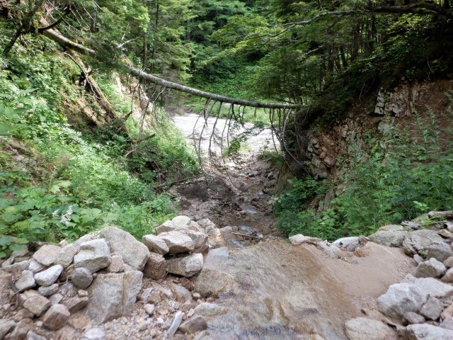 中部山岳　餓鬼岳見参　廃道探検のような中房川コースで中房温泉へ　　　　　Mount Gaki in Chūbu-Sangaku National Park_f0308721_07512494.jpg