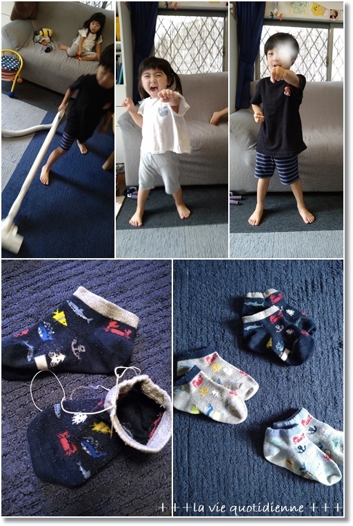 【ゴムが伸びた靴下】貧乏人根性!?昭和な母ちゃんだから(笑)トイトレ進む姫の為♪_a0348473_08222554.jpg