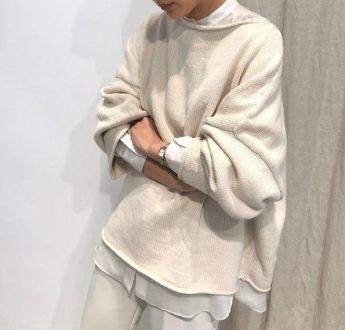 トゥデイフル TODAYFUL Boatneck Over Knit : dimanche ディマンシュ