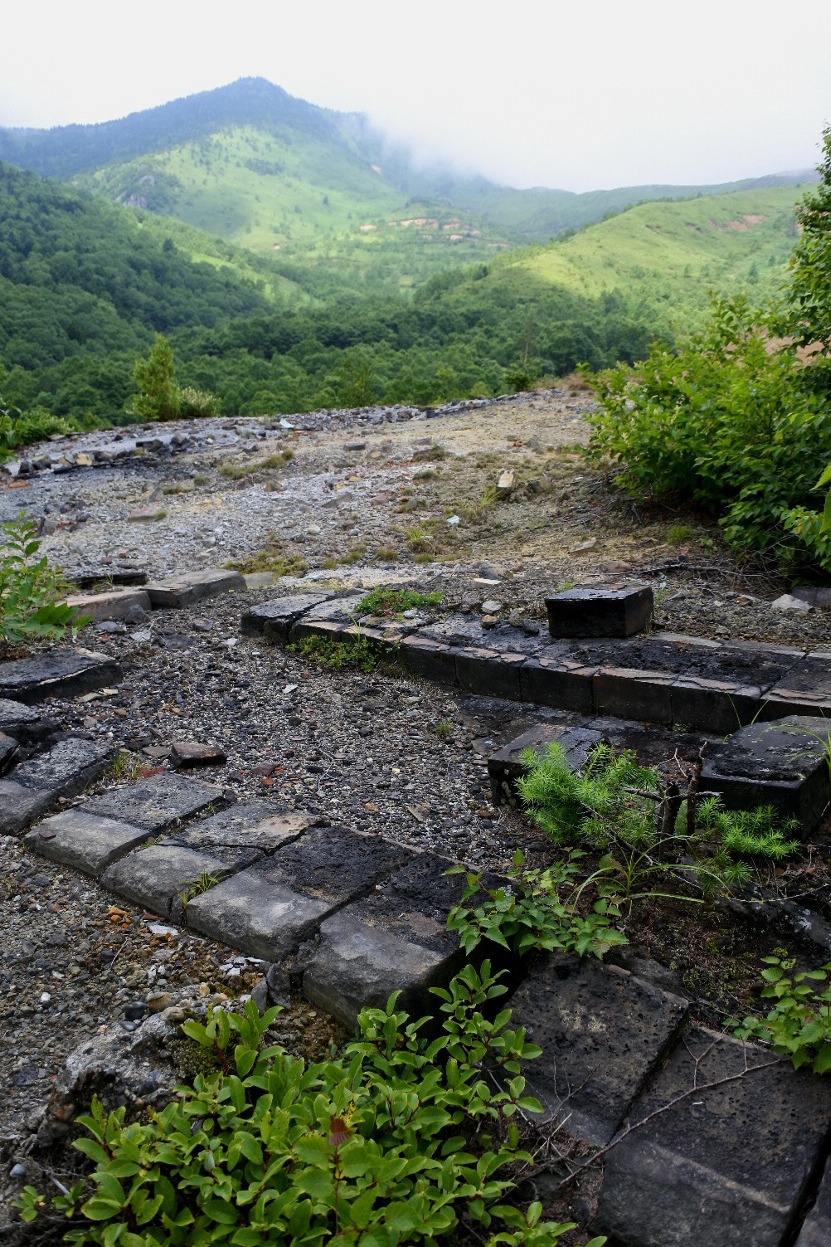 長野そぞろ歩き 歩く会定例 小串硫黄鉱山跡 ２ 日本庭園的生活