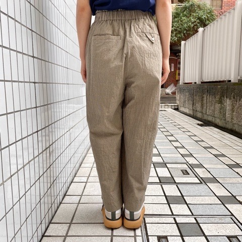 アトリエドゥサボン チェック柄パンツ l'atelier du savon（アトリエドサボン）の「○ちいさい春の