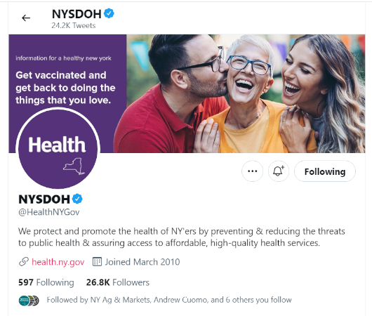 健康に役立つ情報満載のニューヨーク州保健局（NYSDOH、@HealthNYGov）のツイート_b0007805_02091158.jpg