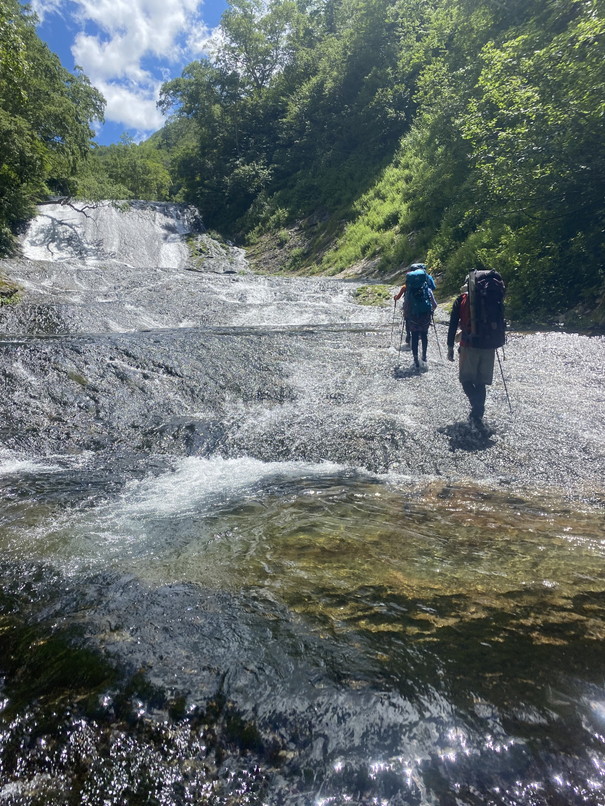 2021年7月 『大雪山クワンナイ沢遡行』　July 2021 \"Canyoning in Kuwannai River, Mt Taisetsu\"_c0219616_08594164.jpg