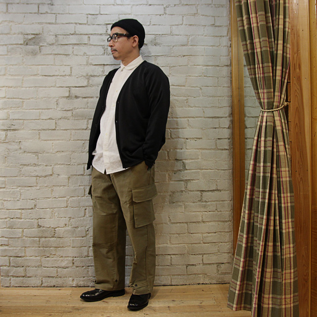 BONCOURA B-47 カーゴパンツ ＆ NEEDLES V NECK CARDIGAN : On the