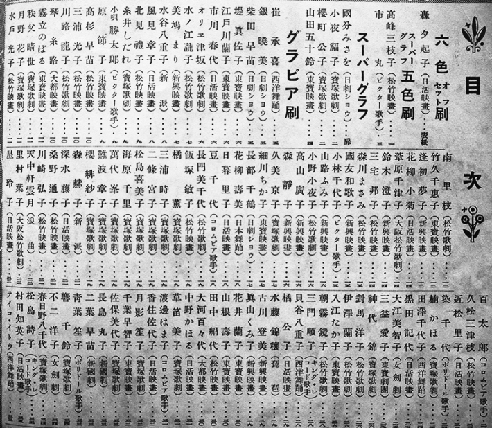皇軍慰問 各界美人花形大写真帖 崔承喜及び半島舞踏家写真＆記事