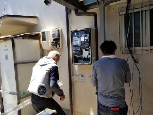 佐伯区・K様邸 蓄電池システム設置工事_d0125228_20280466.jpg