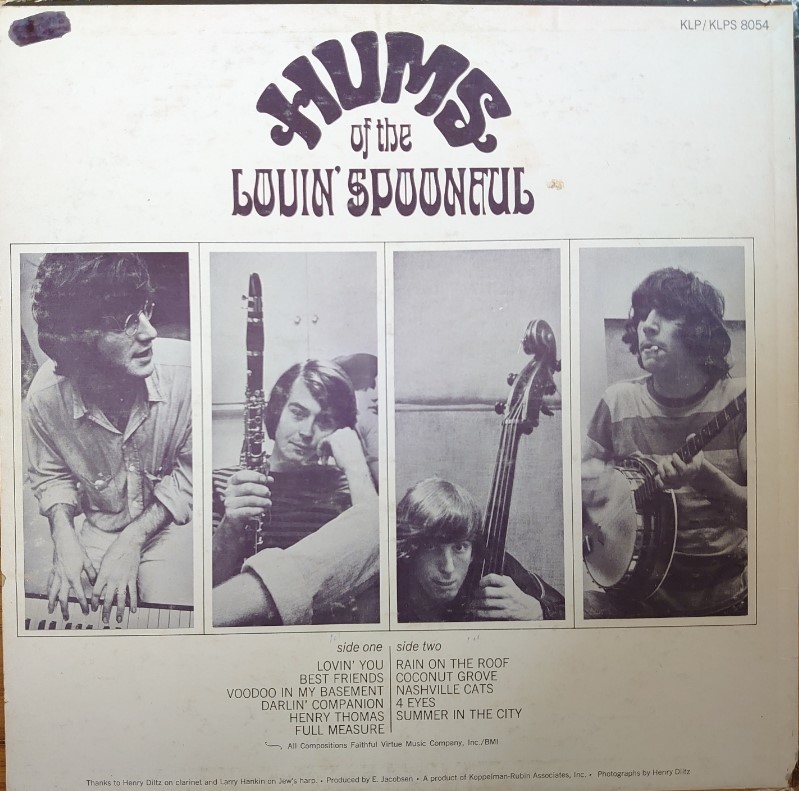 Lovin' Spoonfulその3 Hums Of The Lovin' Spoonful : アナログ