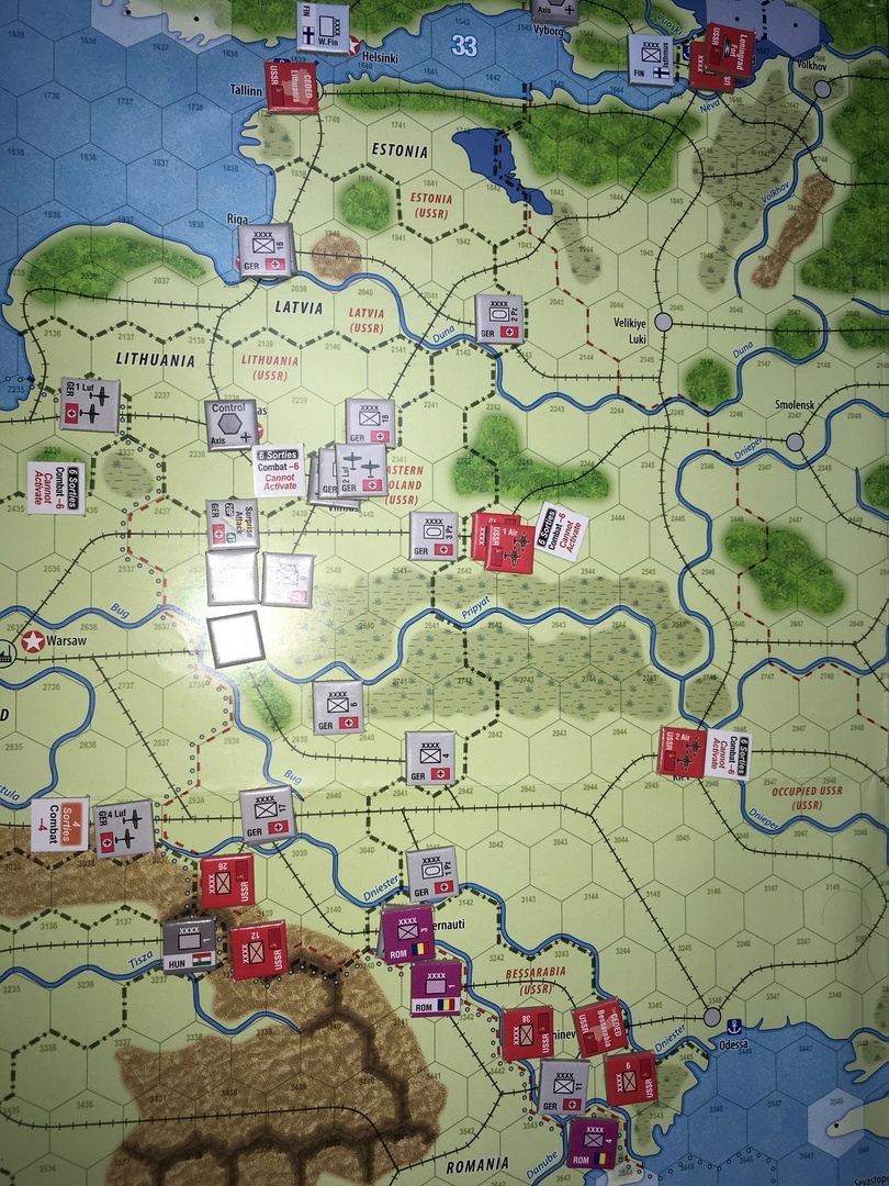(GMT)アンコンディショナル・サレンダー〔無条件降伏〕：独ソ戦キャンペーンシナリオに挑戦【1941年6月～42年1月シナリオ】...2020年末から2021年始にかけて:コロナ禍でのソロプレイ研究_b0173672_08141871.jpeg
