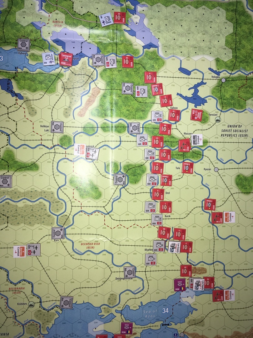 (GMT)アンコンディショナル・サレンダー〔無条件降伏〕：独ソ戦キャンペーンシナリオに挑戦【1941年6月～42年1月シナリオ】...2020年末から2021年始にかけて:コロナ禍でのソロプレイ研究_b0173672_08172007.jpeg