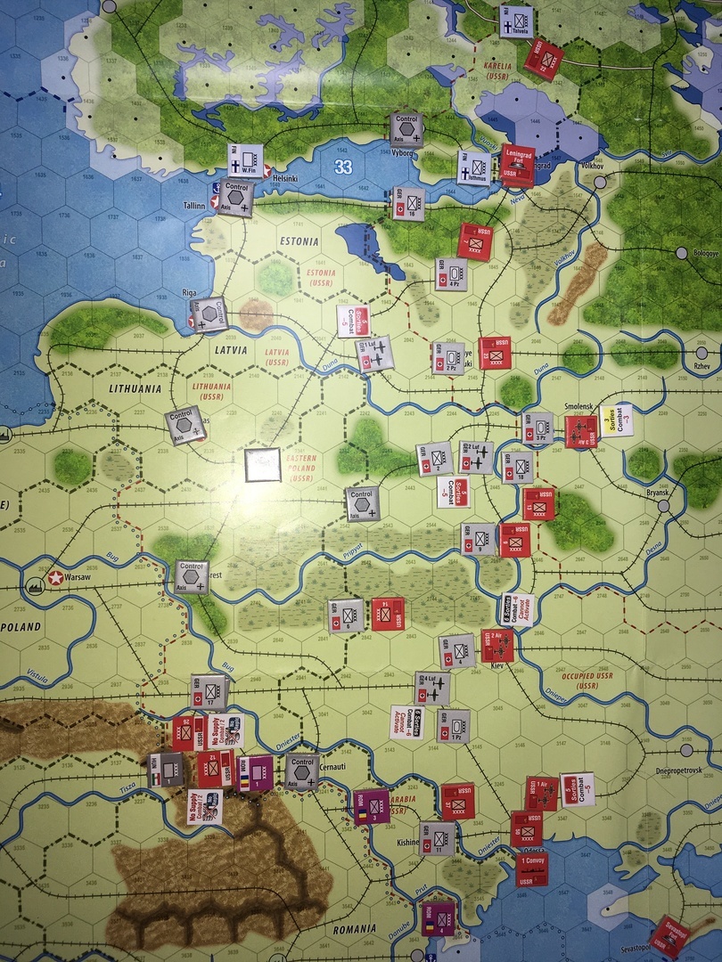 (GMT)アンコンディショナル・サレンダー〔無条件降伏〕：独ソ戦キャンペーンシナリオに挑戦【1941年6月～42年1月シナリオ】...2020年末から2021年始にかけて:コロナ禍でのソロプレイ研究_b0173672_08172008.jpeg