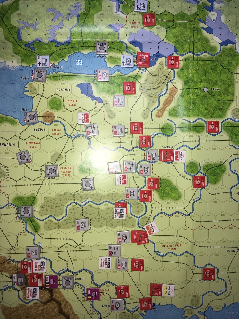 (GMT)アンコンディショナル・サレンダー〔無条件降伏〕：独ソ戦キャンペーンシナリオに挑戦【1941年6月～42年1月シナリオ】...2020年末から2021年始にかけて:コロナ禍でのソロプレイ研究_b0173672_08172031.jpeg