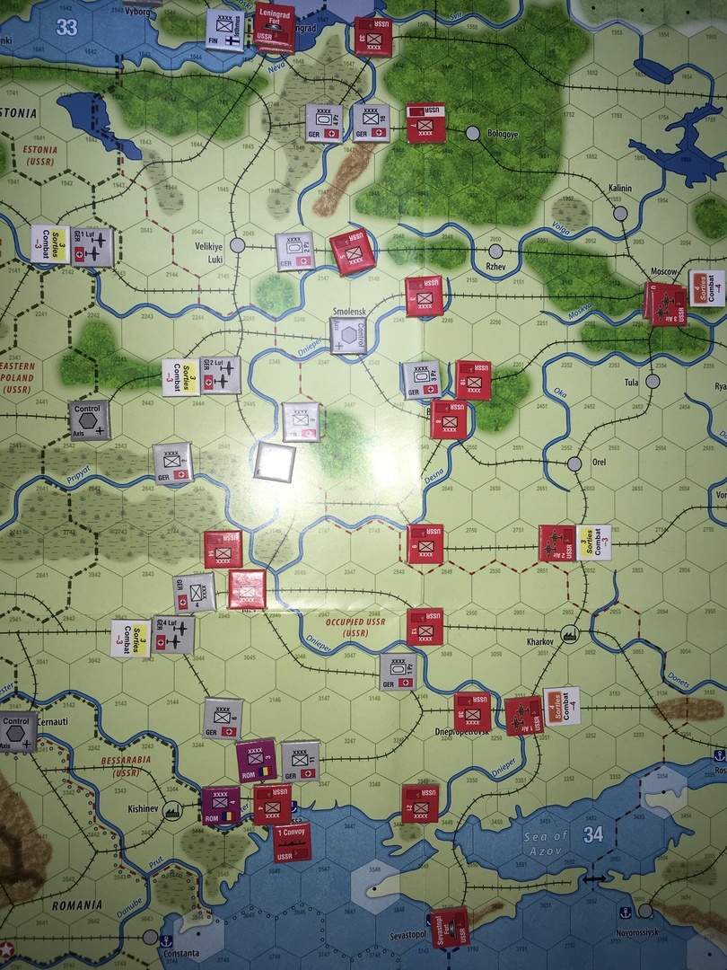 (GMT)アンコンディショナル・サレンダー〔無条件降伏〕：独ソ戦キャンペーンシナリオに挑戦【1941年6月～42年1月シナリオ】...2020年末から2021年始にかけて:コロナ禍でのソロプレイ研究_b0173672_08172111.jpeg