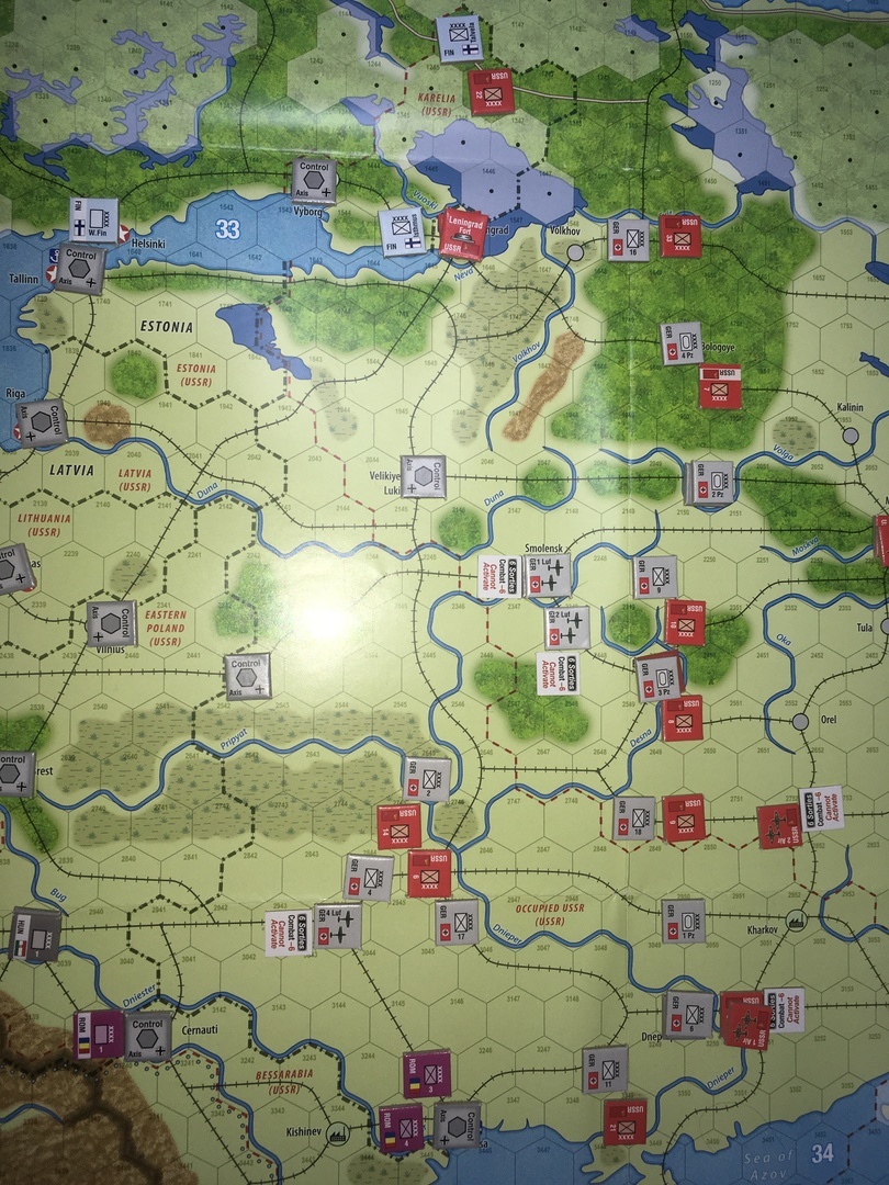 (GMT)アンコンディショナル・サレンダー〔無条件降伏〕：独ソ戦キャンペーンシナリオに挑戦【1941年6月～42年1月シナリオ】...2020年末から2021年始にかけて:コロナ禍でのソロプレイ研究_b0173672_08172120.jpeg