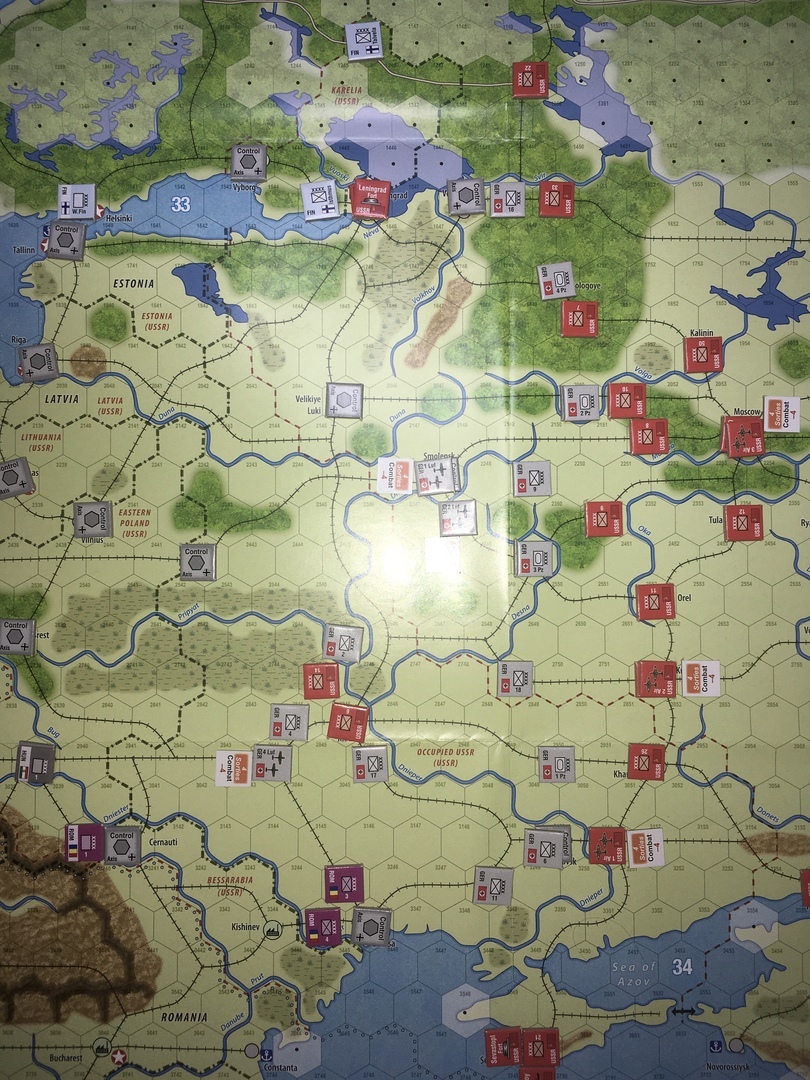 (GMT)アンコンディショナル・サレンダー〔無条件降伏〕：独ソ戦キャンペーンシナリオに挑戦【1941年6月～42年1月シナリオ】...2020年末から2021年始にかけて:コロナ禍でのソロプレイ研究_b0173672_08172139.jpeg
