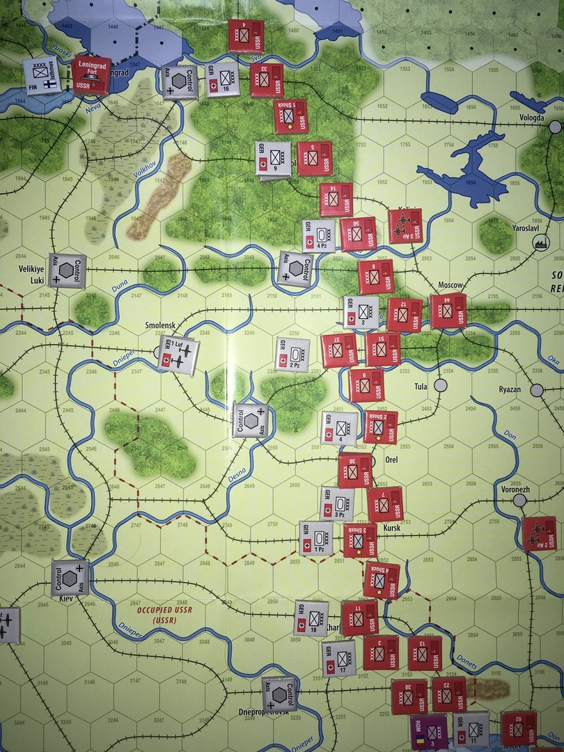 (GMT)アンコンディショナル・サレンダー〔無条件降伏〕：独ソ戦キャンペーンシナリオに挑戦【1941年6月～42年1月シナリオ】...2020年末から2021年始にかけて:コロナ禍でのソロプレイ研究_b0173672_08205646.jpeg