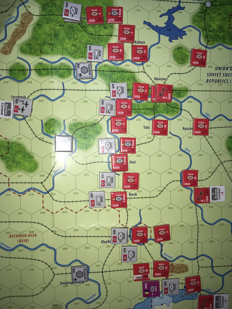 (GMT)アンコンディショナル・サレンダー〔無条件降伏〕：独ソ戦キャンペーンシナリオに挑戦【1941年6月～42年1月シナリオ】...2020年末から2021年始にかけて:コロナ禍でのソロプレイ研究_b0173672_08205686.jpeg