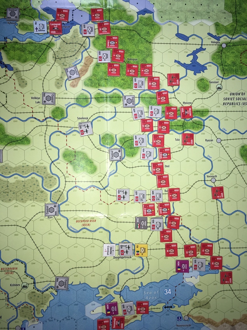 (GMT)アンコンディショナル・サレンダー〔無条件降伏〕：独ソ戦キャンペーンシナリオに挑戦【1941年6月～42年1月シナリオ】...2020年末から2021年始にかけて:コロナ禍でのソロプレイ研究_b0173672_08205695.jpeg