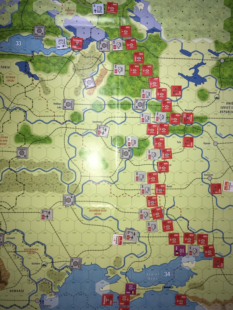 (GMT)アンコンディショナル・サレンダー〔無条件降伏〕：独ソ戦キャンペーンシナリオに挑戦【1941年6月～42年1月シナリオ】...2020年末から2021年始にかけて:コロナ禍でのソロプレイ研究_b0173672_08205724.jpeg