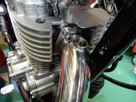 SR400のエキパイ交換 : 思いのままに・・日々遊々