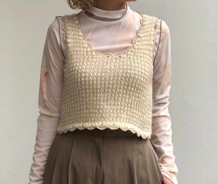 TODAYFUL】 Mohair Scallop Bustier - ベスト/ジレ