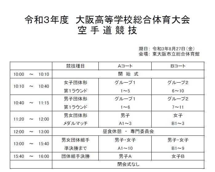 27日に無観客で開催　大阪高校総体_e0238098_12520528.jpg