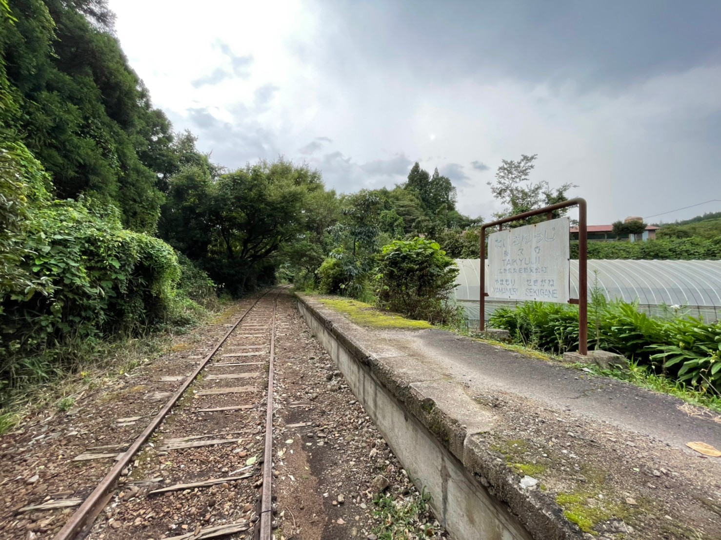 泰久寺駅 旧国鉄倉吉線跡 裏luz