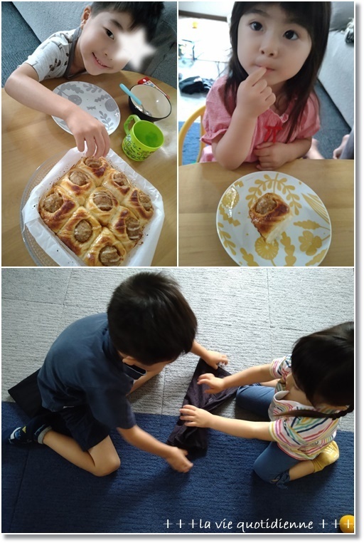 ミートボールの照り焼きマヨちぎりパンと姫の事件その後…先生からビックリ発言_a0348473_06452220.jpg