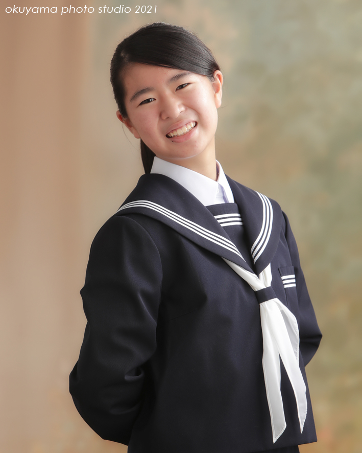 中学　入学　記念写真 