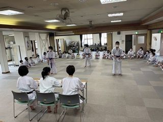 土曜日空手　八軒教室　麻生教室　夏期昇段級審査_c0118332_21482957.jpg
