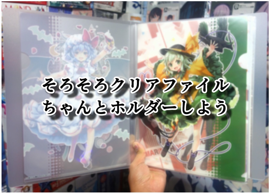【ただの雑記】そろそろクリアファイルちゃんとホルダーしよう_f0205396_20503192.jpg