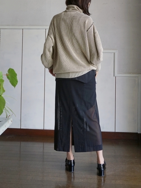 AKIKOAOKI Dual face knit : 美人レッスン帳 BELA VISTA編 公式セール akikoaoki dual knit ニット/セーター