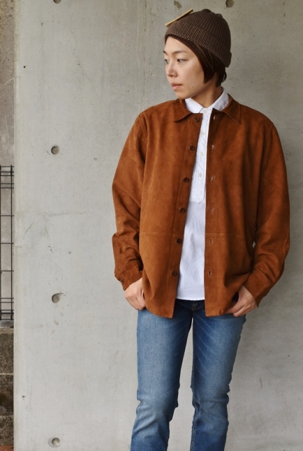 SUEDE LEATHER JACKET NUDIE JEANS_d0152280_07252979.jpg