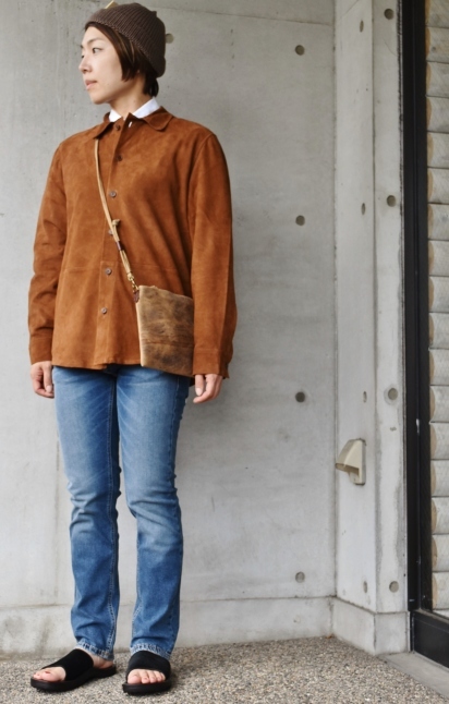 SUEDE LEATHER JACKET NUDIE JEANS_d0152280_07280927.jpg