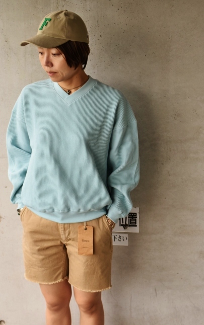 素敵すぎる色です♥　　Sanca　　V NECK THORMAL L/S TEE_d0152280_13484258.jpg