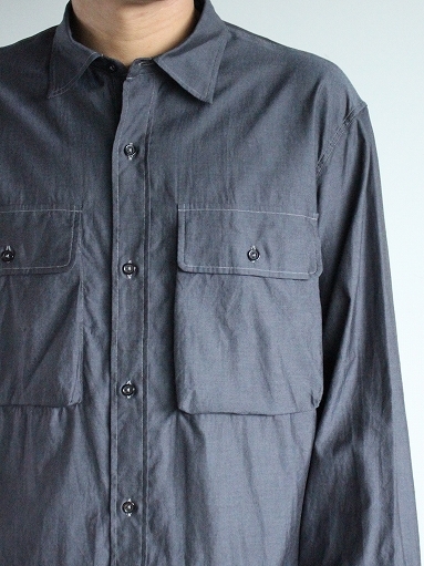 blurhms Chambray CPO Shirt Jacket : 『Bumpkins putting on airs』