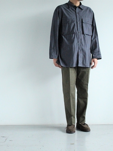 blurhms Chambray CPO Shirt Jacket : 『Bumpkins putting on airs』