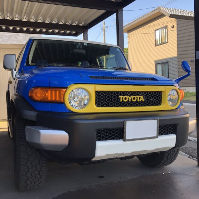 新車取り外し）トヨタ FJクルーザー 純正 フロントグリル