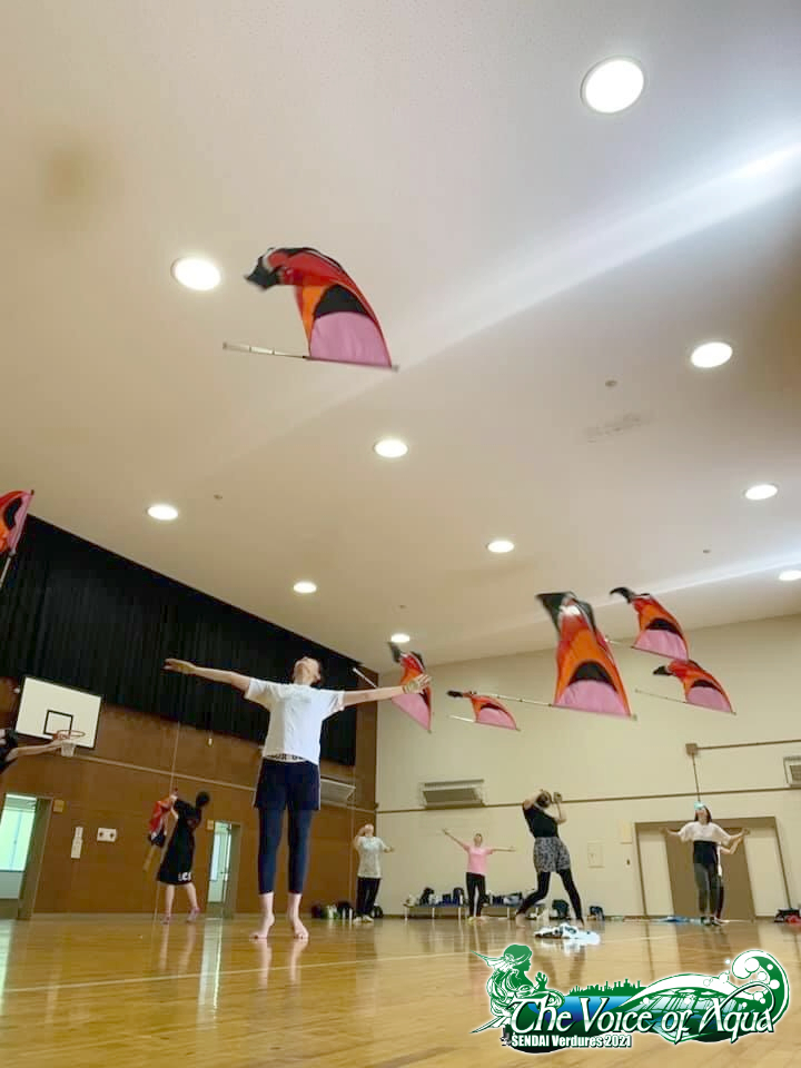 ２年ぶりのカラーガードレッスン Sendai Verdures ブログ