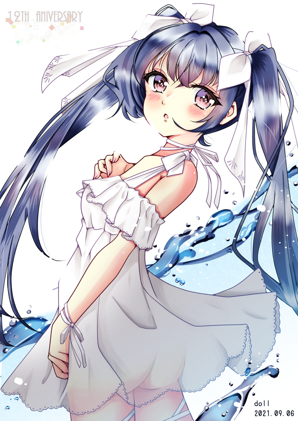 イラスト 12周年記念イラスト 夏を感じて 21 09 05 ヴァレッタの休日 まったり気分をあなたに