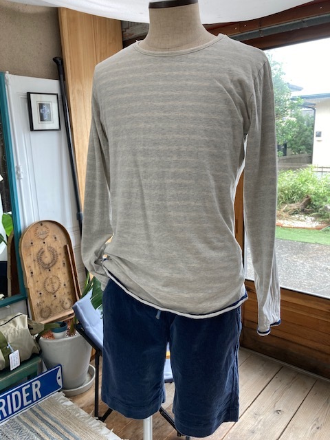 新作リバーシブルTシャツはナチュラルボーダー♪_d0108933_23242351.jpg