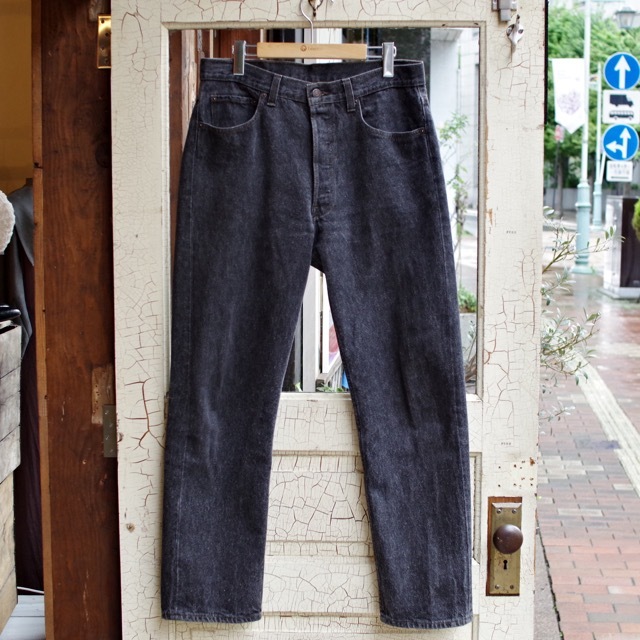Mint !! 1990s Levi's 501 - 0658 Black Jeans / リーバイス 先