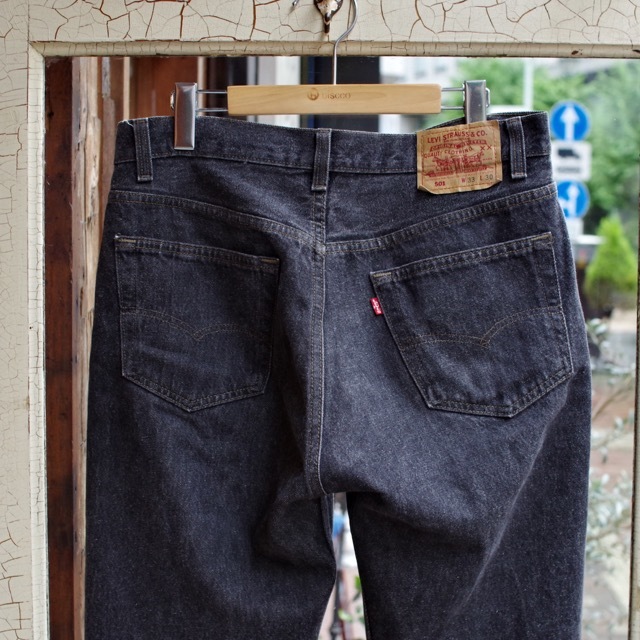 Mint !! 1990s Levi's 501 - 0658 Black Jeans / リーバイス 先