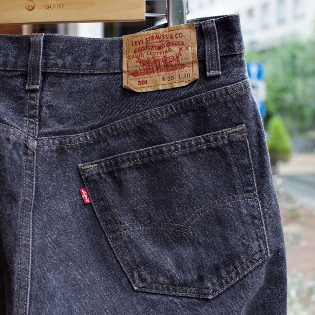リーバイス 501-0658 先染めブラック ミントコンディション 30×30 リーバイス 501 ブラック 先染め【Levis 501-0658 Made in USA