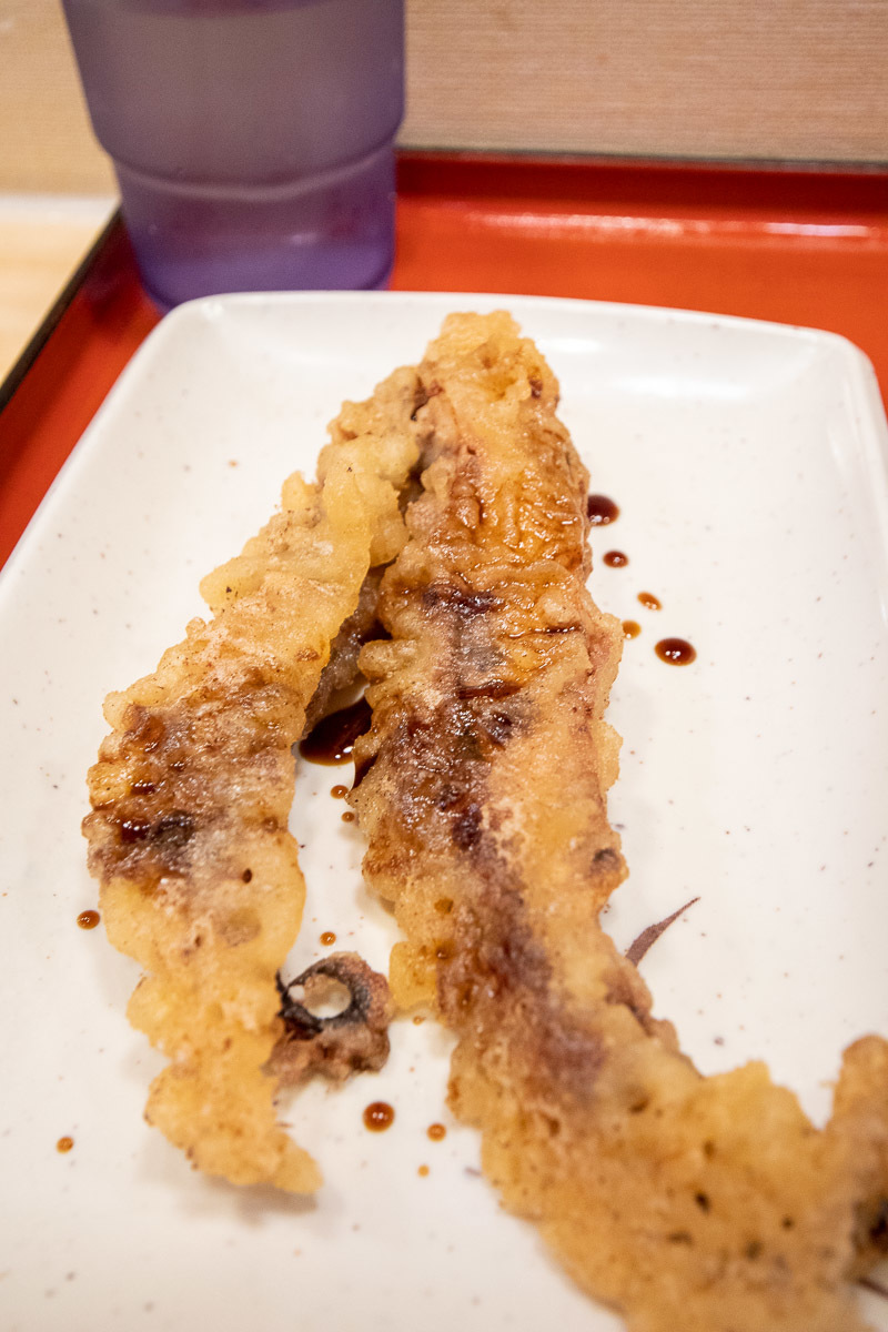 こがね製麺所 高知中央店で、肉うどんとゲソ天_a0077663_18254695.jpg