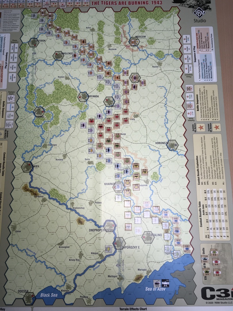 C3i誌最新号付録ゲーム「Battle for Kursk:クルスクという名の1943年後半キャンペーンゲーム」：2021年3月:コロナ禍でのソロプレイ研究_b0173672_08344892.jpeg