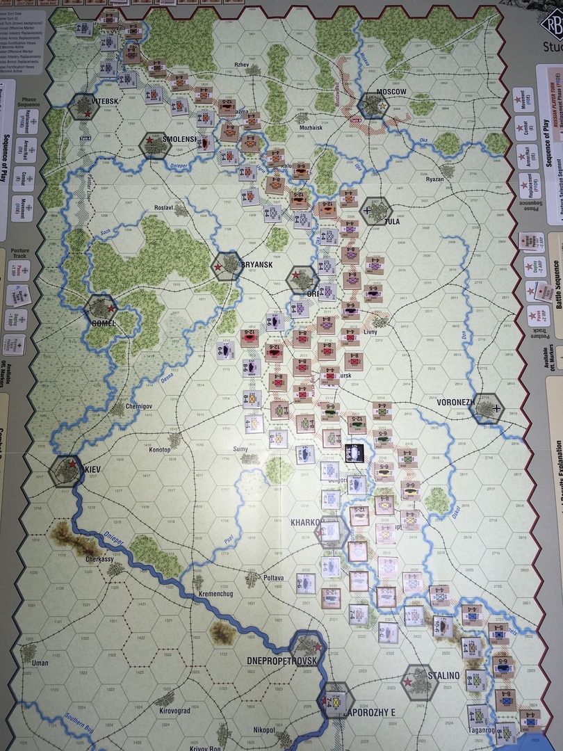 C3i誌最新号付録ゲーム「Battle for Kursk:クルスクという名の1943年後半キャンペーンゲーム」:2021年3月:コロナ禍でのソロプレイ研究_b0173672_08362653.jpeg