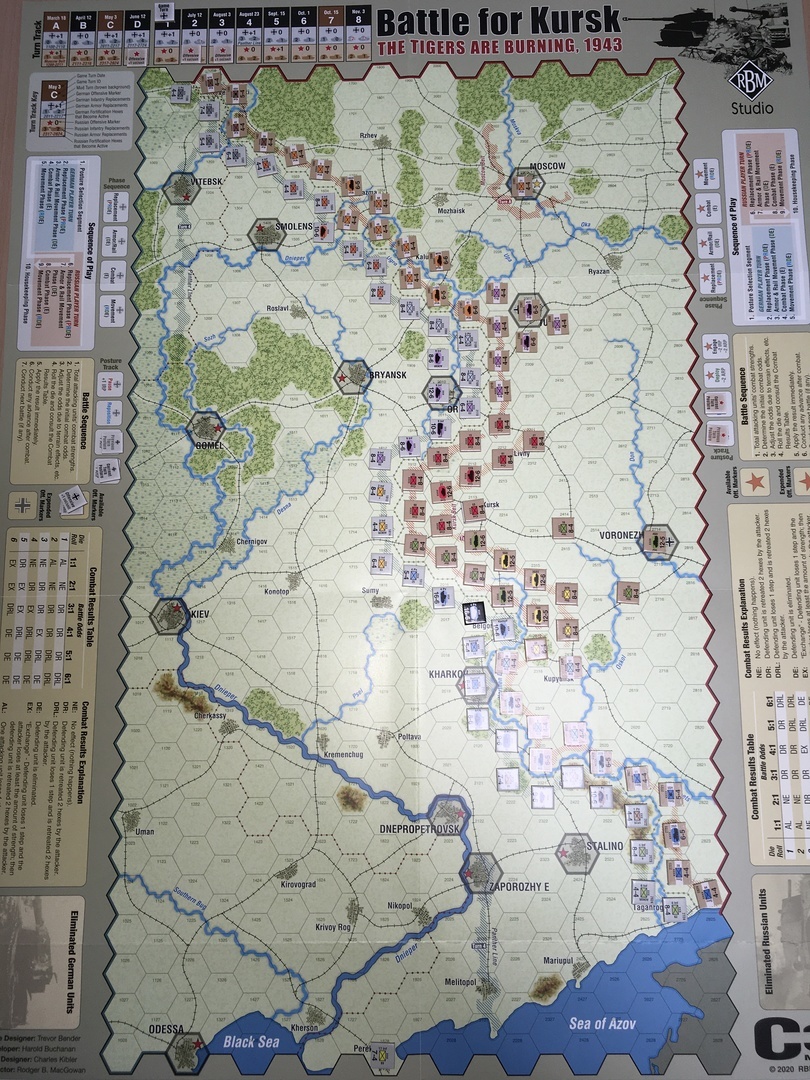 C3i誌最新号付録ゲーム「Battle for Kursk:クルスクという名の1943年後半キャンペーンゲーム」：2021年3月:コロナ禍でのソロプレイ研究_b0173672_08382959.jpeg