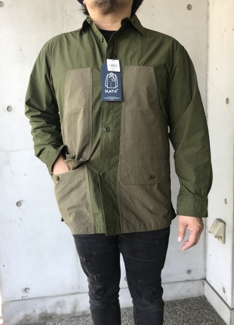店主:推し!モデル Kato 切り替えCoverAll JACKET!★!_d0152280_14003971.jpeg