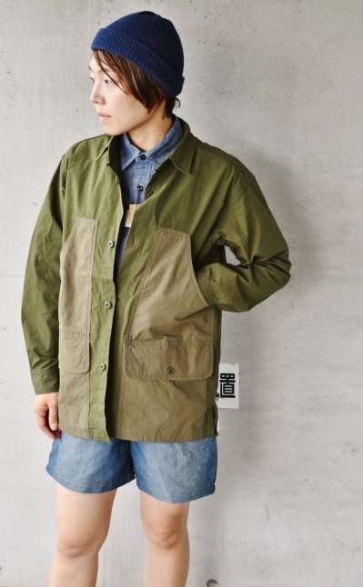 店主:推し!モデル Kato 切り替えCoverAll JACKET!★!_d0152280_14231420.jpg