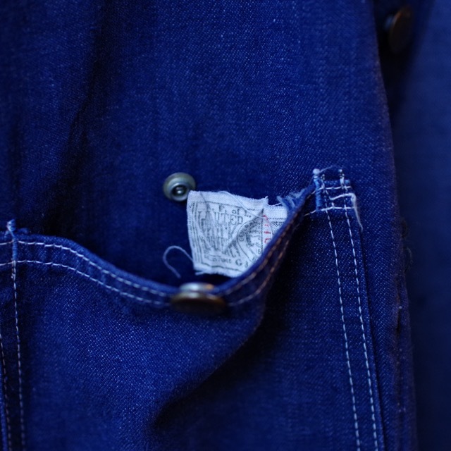 1960s SEARS Vat Dyed Denim Chor Jacket / ヴィンテージ 1960s SEARS Vat Dyed Denim Chor Jacket / ヴィンテージ